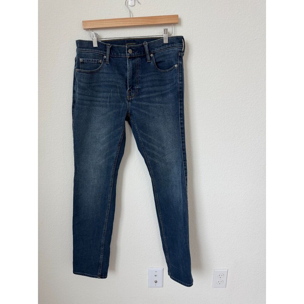 Abercombie & Fitch Men's Skinny Jeans Medium Wash, Mid Rise size 33 (A16)